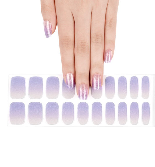 Twilight Sparkle - DIY Semi Cured Gel Nails