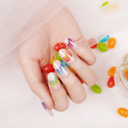 Jelly Bean Delight - Semi Cured Gel Nails