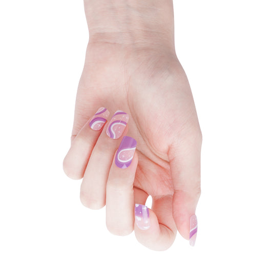 Mystic Swirl - Semi Cured Gel Nails - Chicki Babes & Co.
