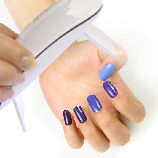 Ocean Blue - Semi Cured Gel Nails 