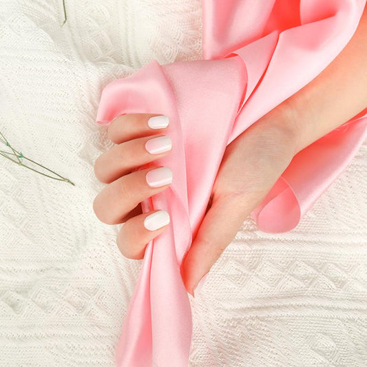 Ombre Tiny Blush - Semi Cured Gel Nails - Chickibabes & Co