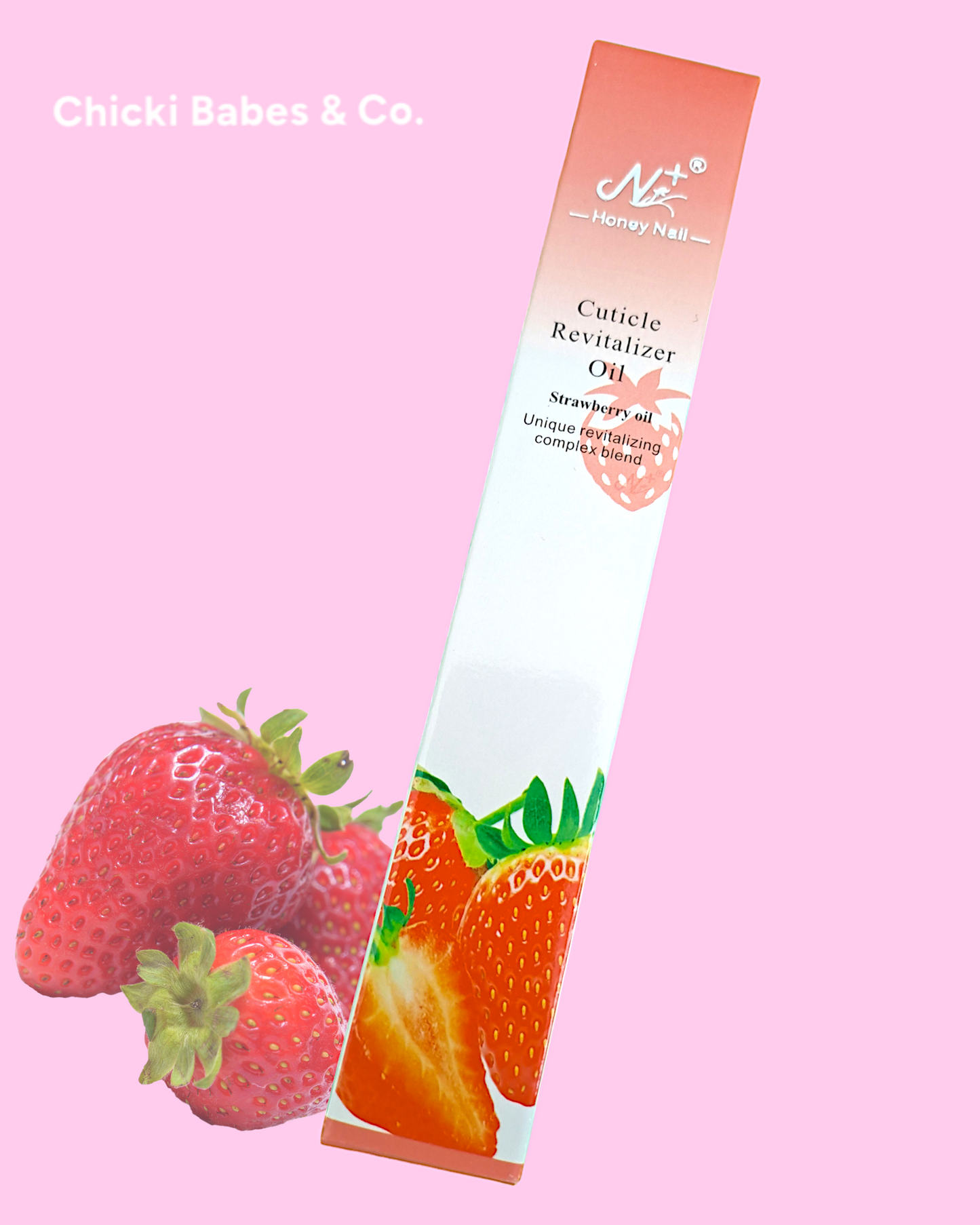 Strawberry Scented- Cuticle Oil Pen and Nail Gel Remover